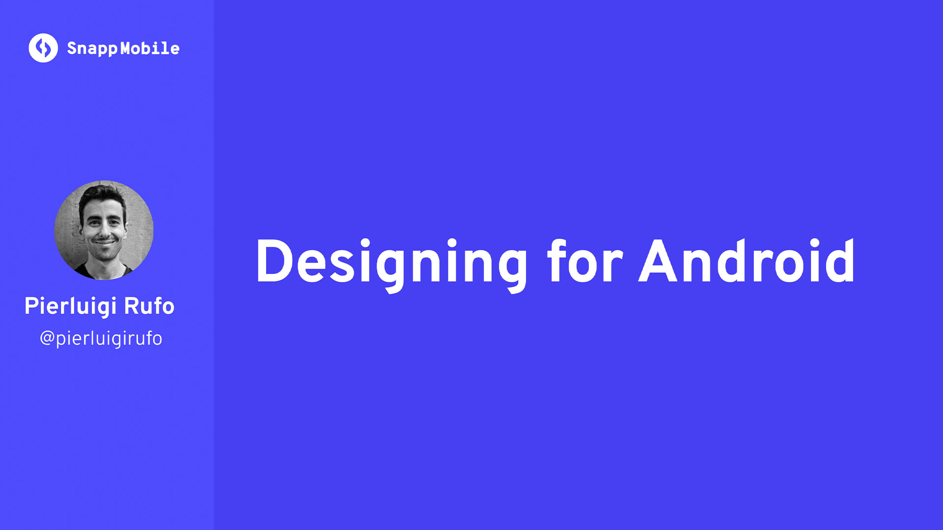 Designing for Android